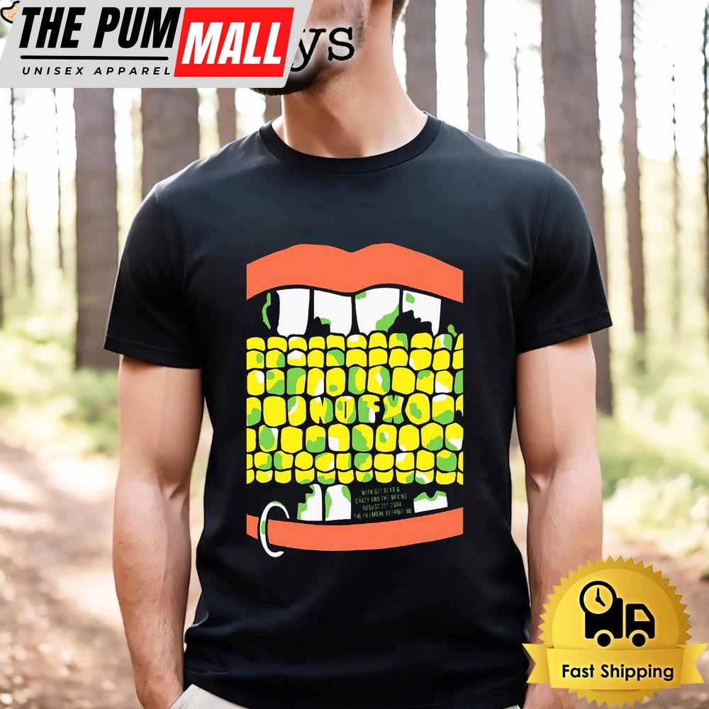 NOFX The Final Tour In Detroit MI On August 21 2024 Unisex T-Shirt