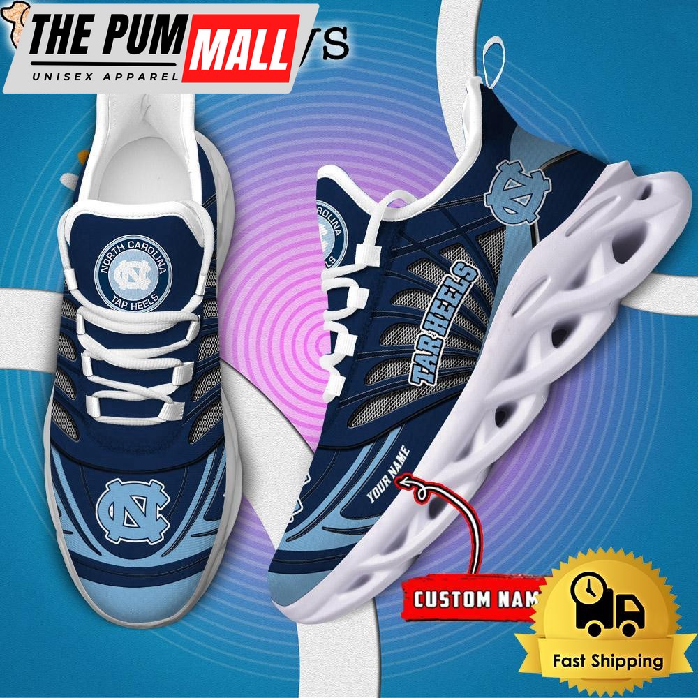North Carolina Tar Heels NCAA Custom Max Soul Shoes Sneaker