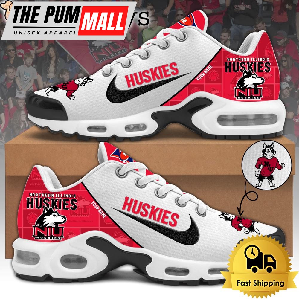 Northern Illinois Huskies Football Mascot Symbol Custom Air Max Plus Shoes