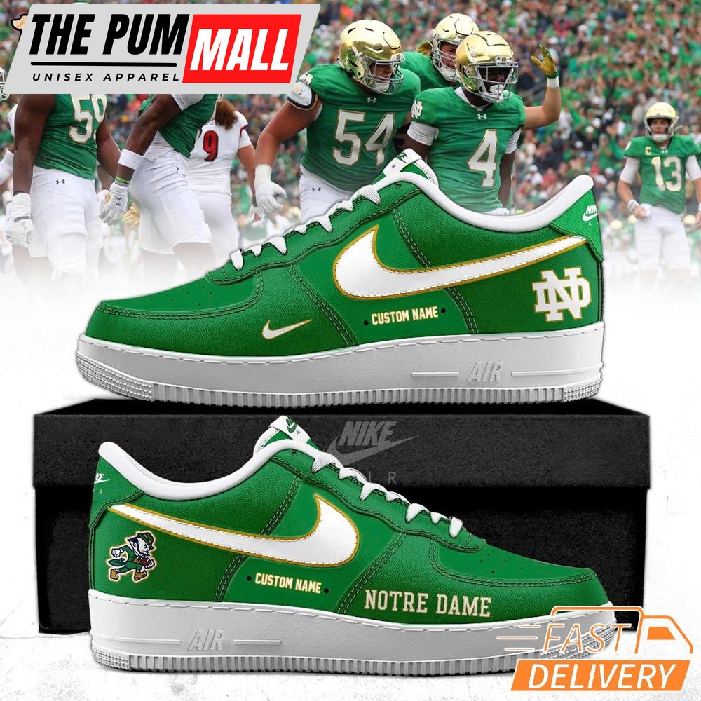 Notre Dame Fighting Irish Limited Edition Air Force 1 Shoes Sneakers