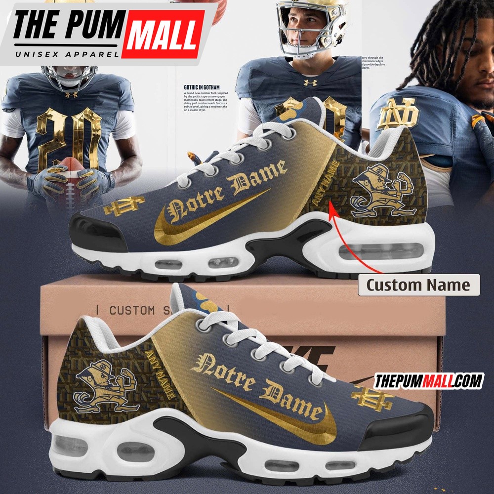 Notre Dame Fighting Irish Shamrock 2024 Football Air Max Plus Shoes
