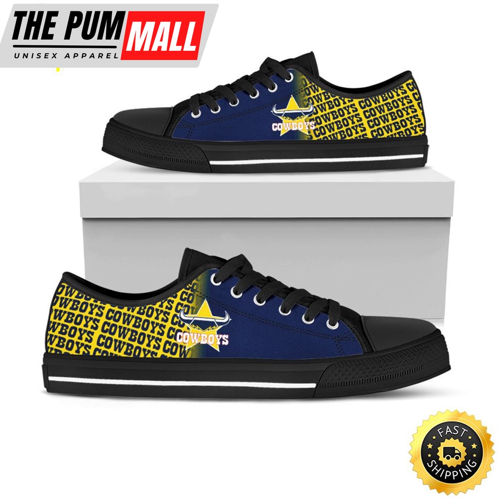 NRL North Queensland Cowboys Low Top Shoes