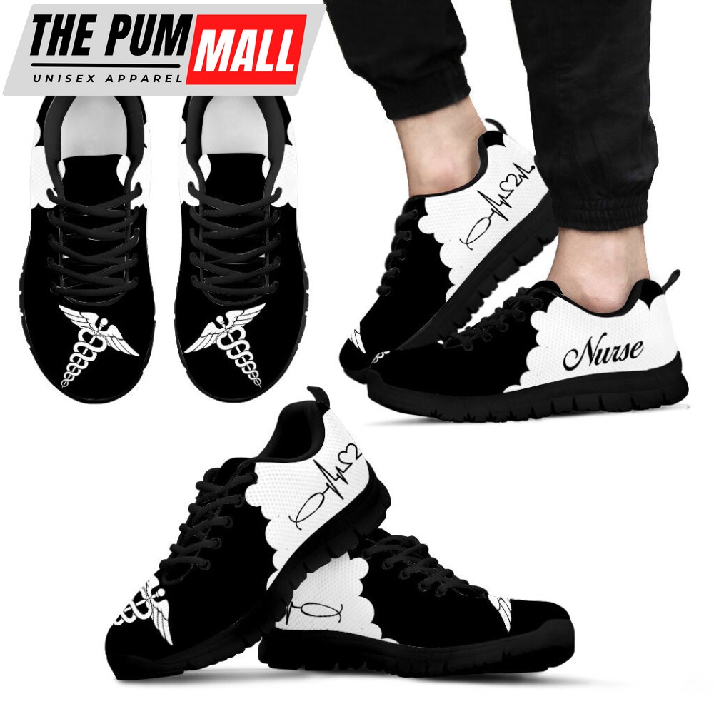 nurse-cloudy-black-white-shoes-fashion-sneakers-walking-running-lightweight-casu-v8ubiaxf Nurse Cloudy Black White Shoes Fashion Sneakers Walking Running Lightweight Casual Shoes For Men And Women
