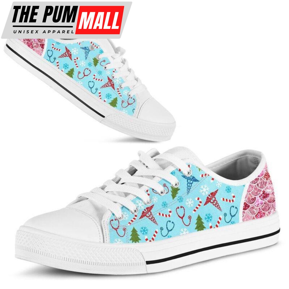Nurse Funny Pattern Low Top Shoes – Stylish and Comfy Footwear