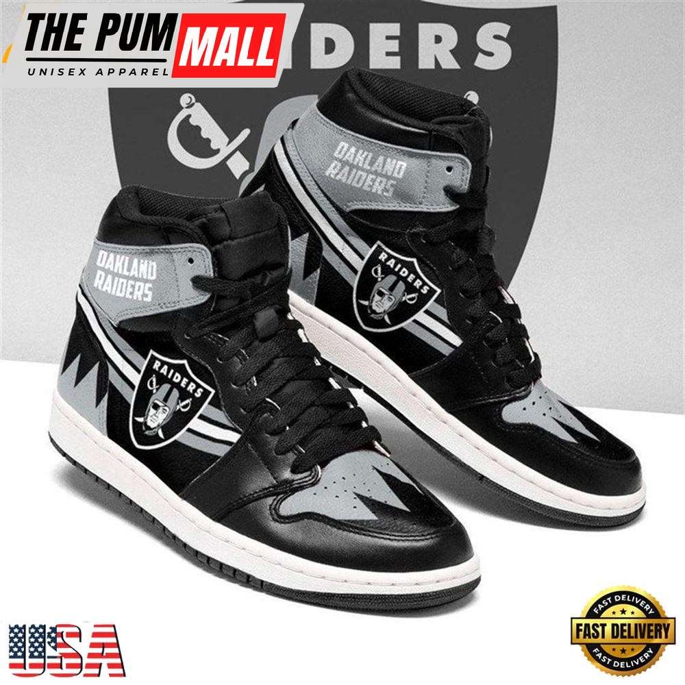 Oakland Raiders Nfl Air Jd Sneaker Boots Shoes For Men Women