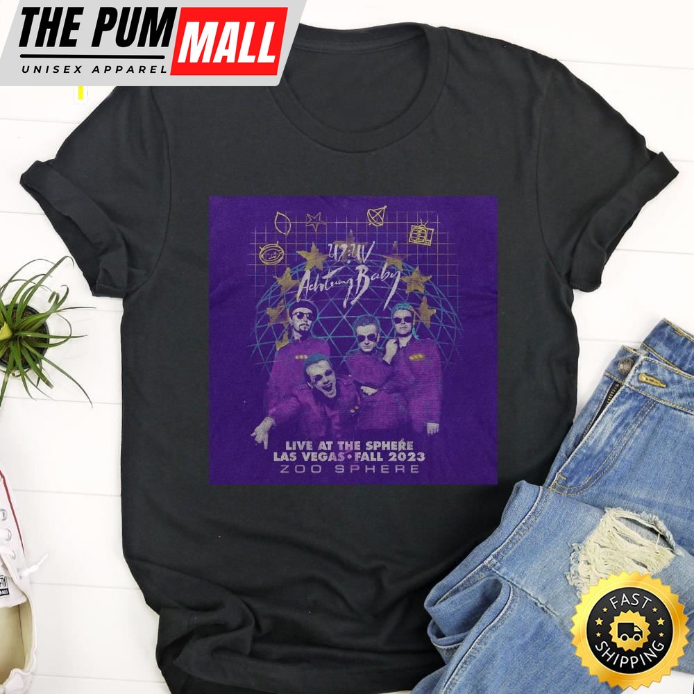 Oc U2 Uv Achtung Baby Tour 2025 Unisex Tshirt