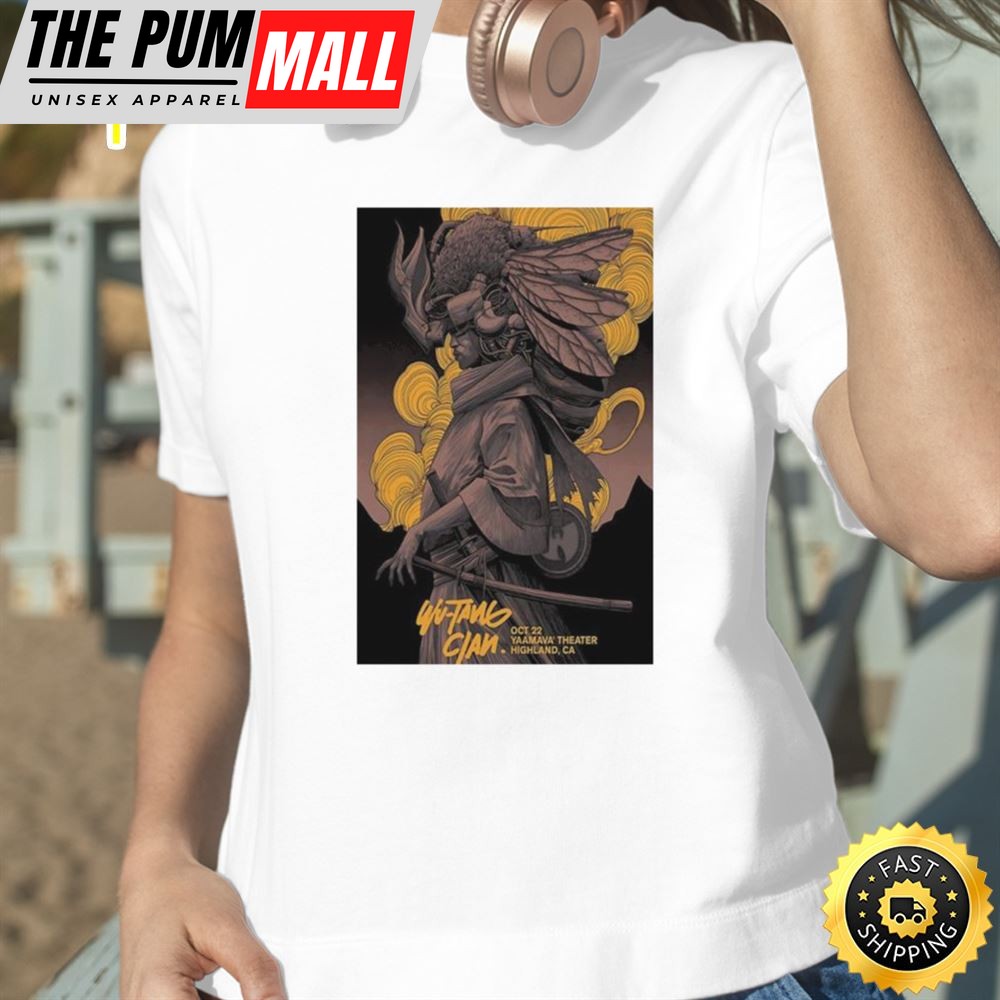 October 22 Highland Ca Wu Tang Clan Yaamava Theater Poster Shirts