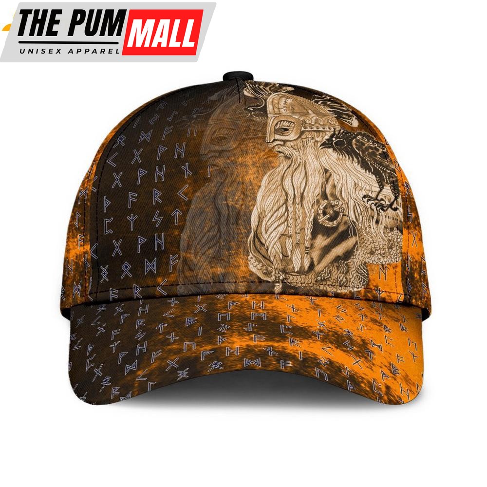 Odin Raven Viking Gold Classic Baseball Cap