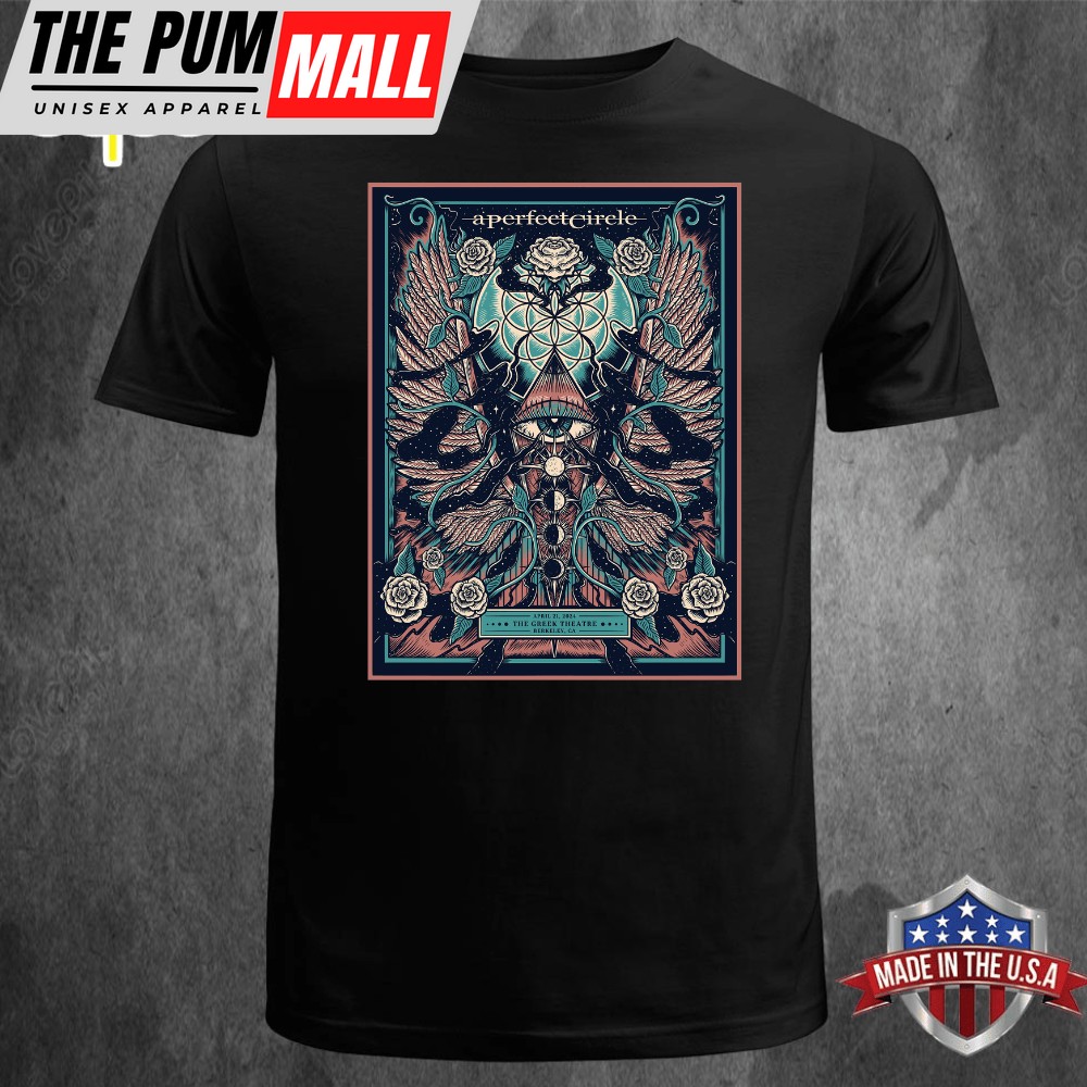 Official A Perfect Circle Apr 21-2025 The Greek Theatre Berkeley CA Unisex T-shirt