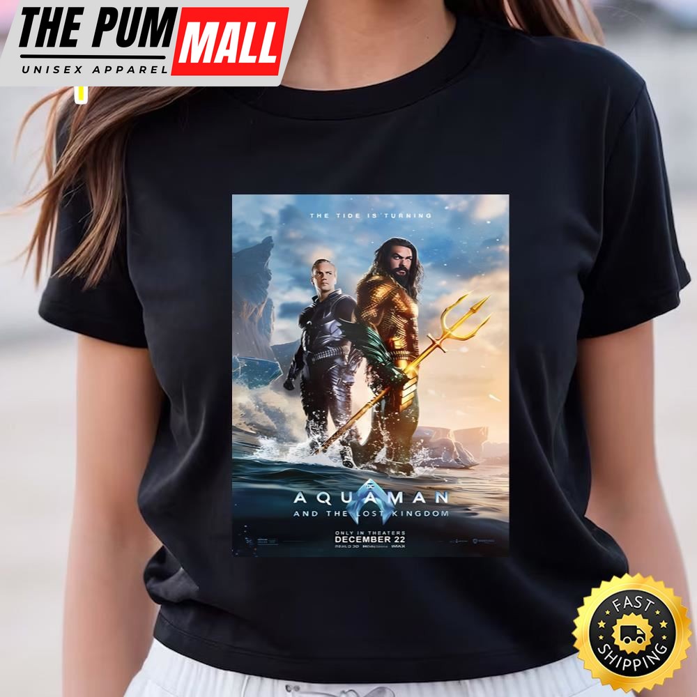 Official Aquaman And The Lost Kingdom Poster Shirt