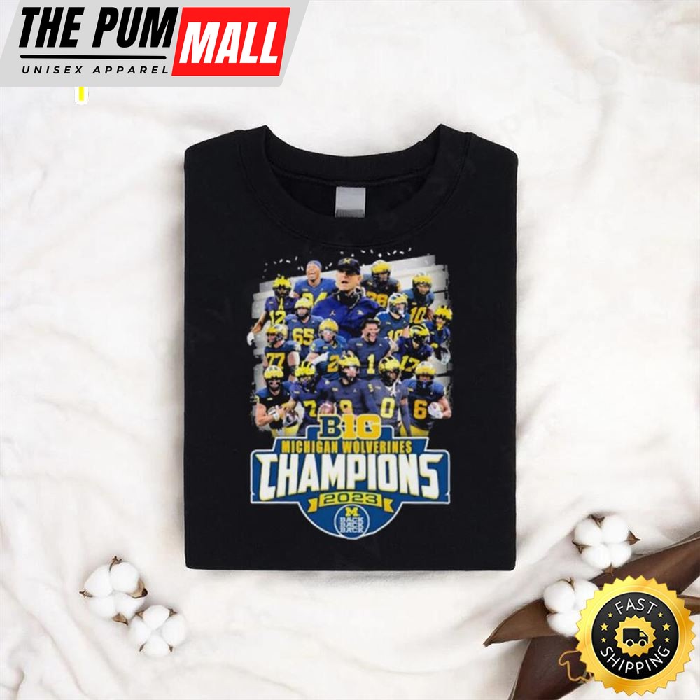 Official Big 10 Michigan Wolverines Team Champions 2025 Shirt