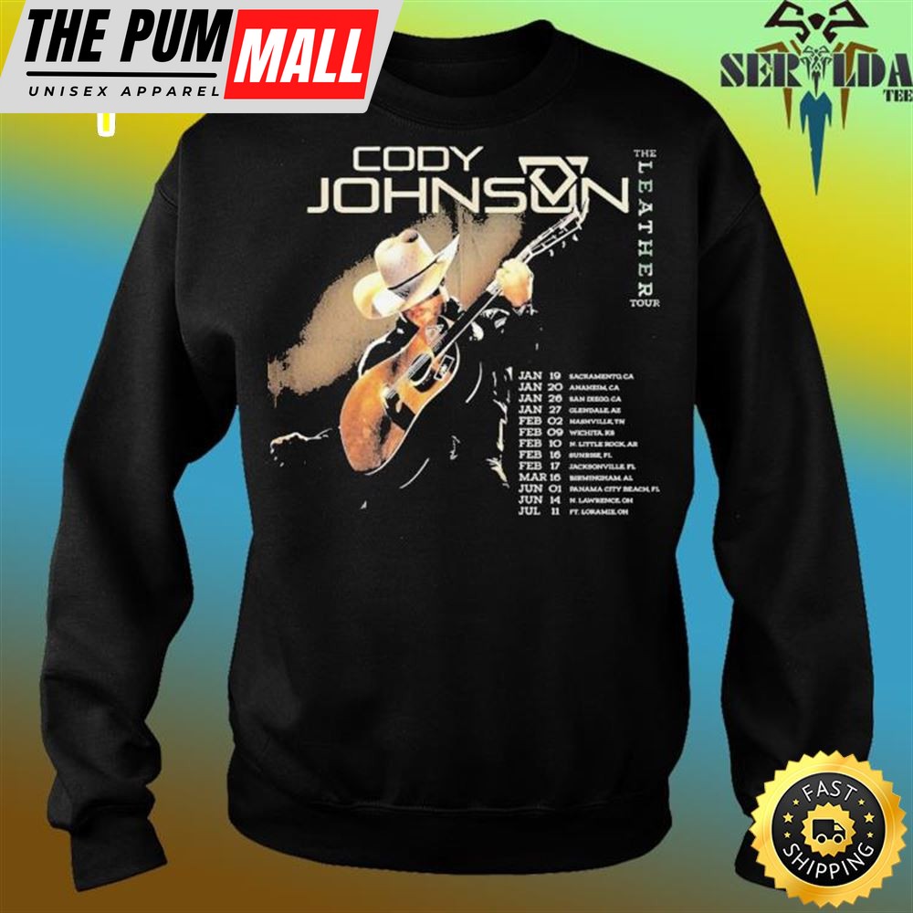 Official Cody Johnson The Leather Tour 2025 Shirt