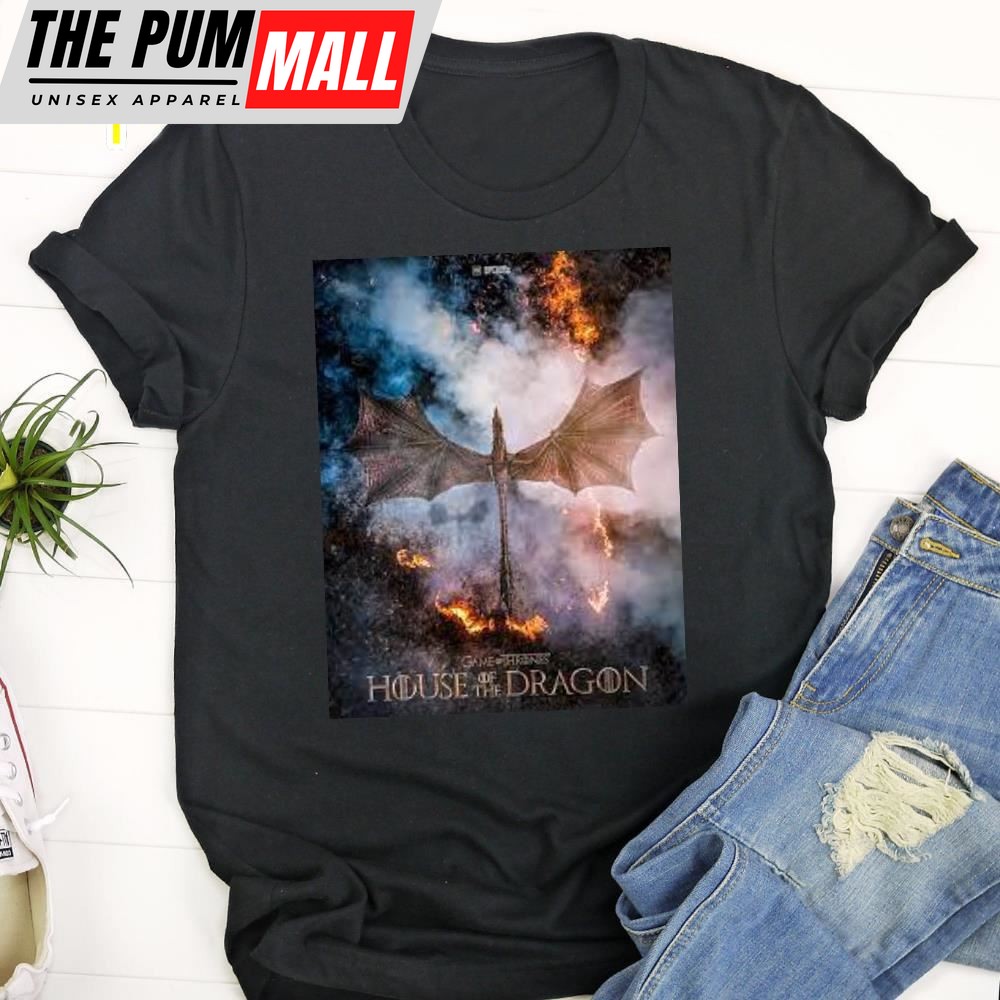 Official Concept Art Of Sunfyre The Name Given To This Dragon Of The Golden Unisex T-Shirt