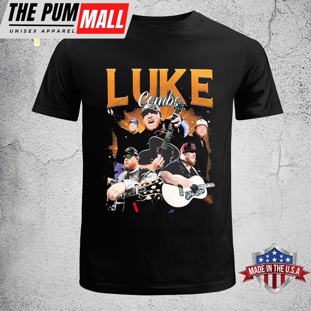 Official Country Music Tour 2025 Luke Combs Music Player Unisex T-Shirt