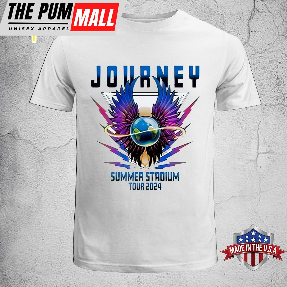 Official Journey 2025 Summer Stadium Tour Raglan Unisex T-Shirt