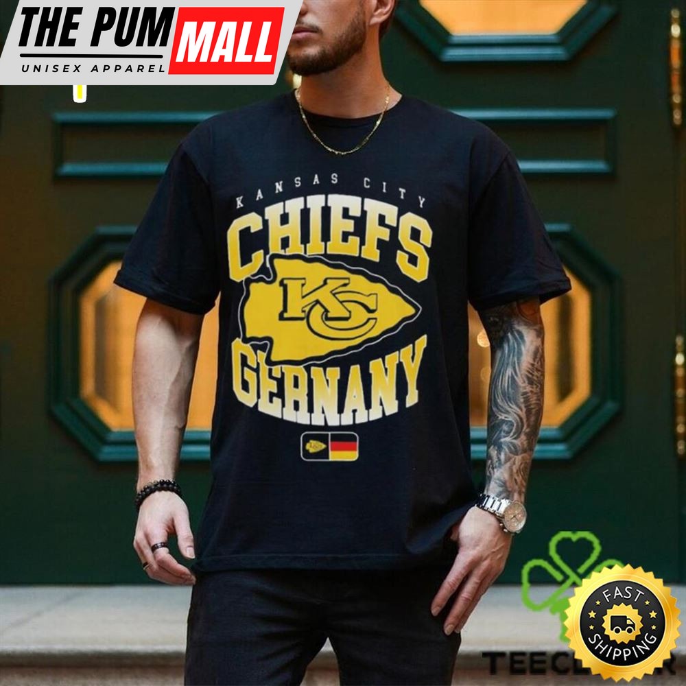 Official Kansas City Chiefs 2025 Nfl Gernamy Games T Shirt