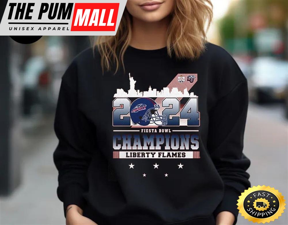 Official Liberty Flames 2025 Fiesta Bowl Champions Unisex T-Shirt