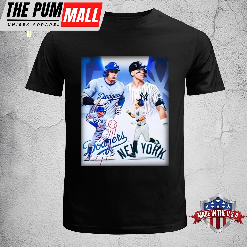 Official Los Angeles Dodgers vs New York Yankees 2025 Game Dueling Unisex T-Shirt