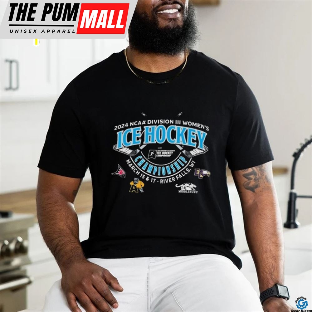 Official March 15 & 17, 2025 NCAA Division III Womens Ice Hockey Championship Shirt