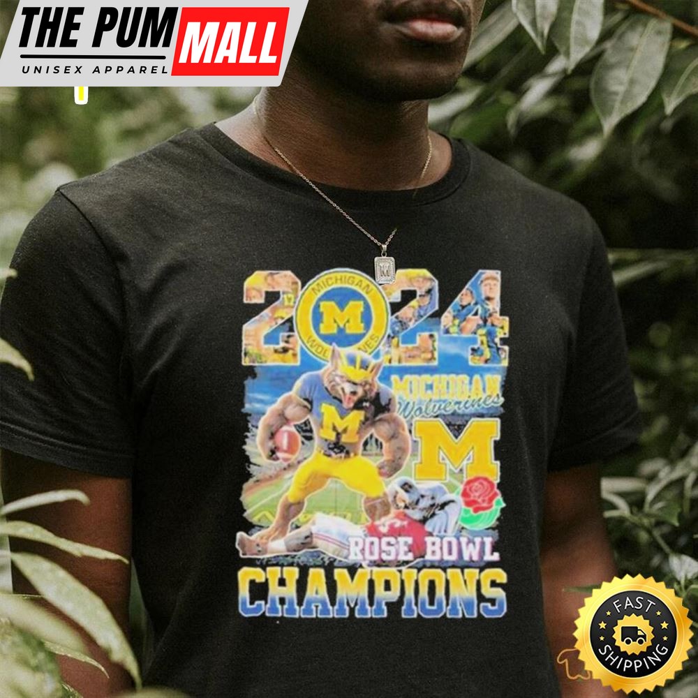 Official Michigan Beat Alabama 2025 Rose Bowl Champions Shirt