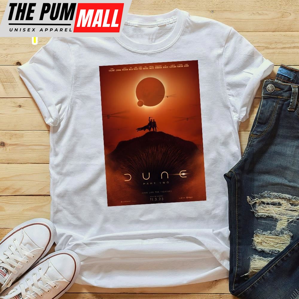Official Poster Dune Part 2 In Theaters On March 1 2025 Art Decor T-Shirt