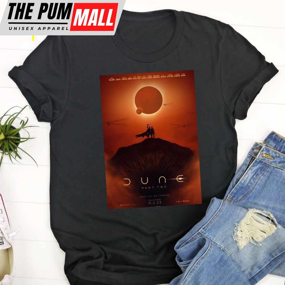 Official Poster Dune Part 2 In Theaters On March 1 2025 Art Decor Unisex T-Shirt