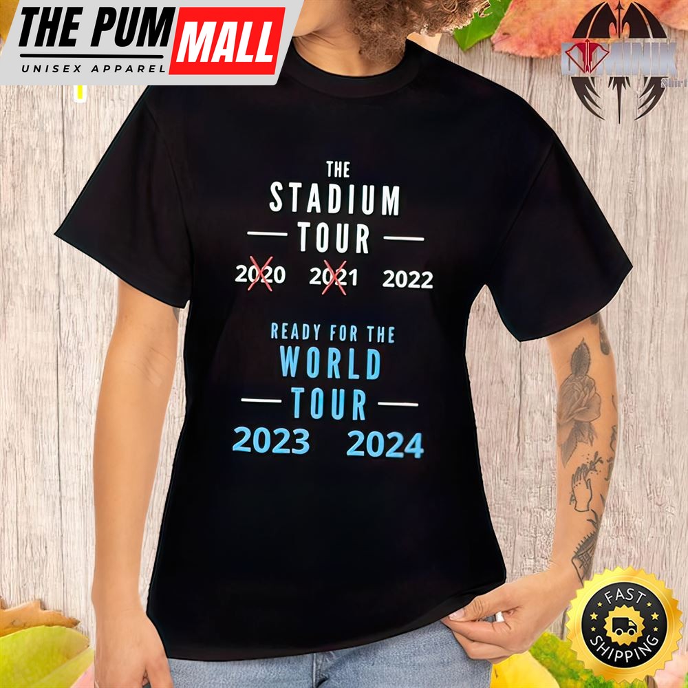 Official Stadium Tour Ready For The World Tour 2025 2025 Unisex T-shirt