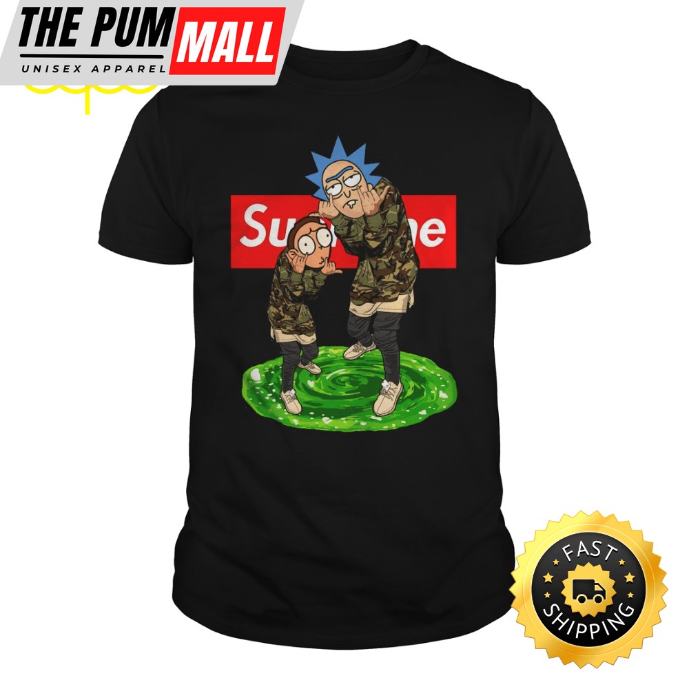Official Supreme Rick And Morty T-shirt