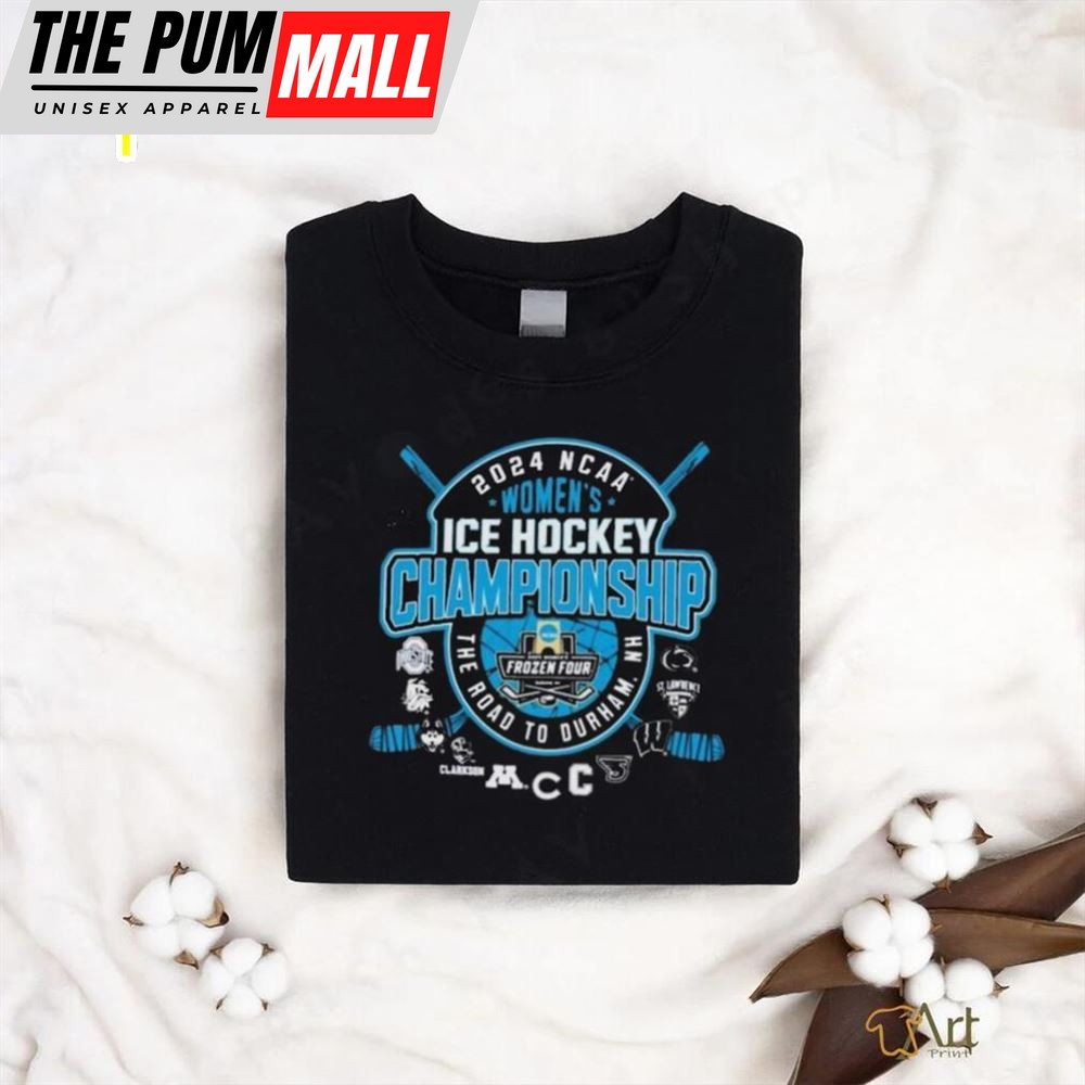Official The Road To Durham, NH 2025 NCAA Womens Ice Hockey Championship Shirt