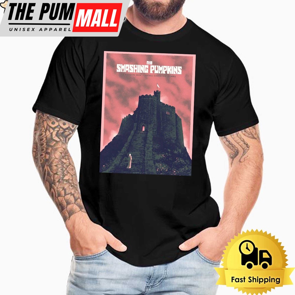 Official The Smashing Pumpkins Tour 2024 Cardiff Wales Unisex T-Shirt