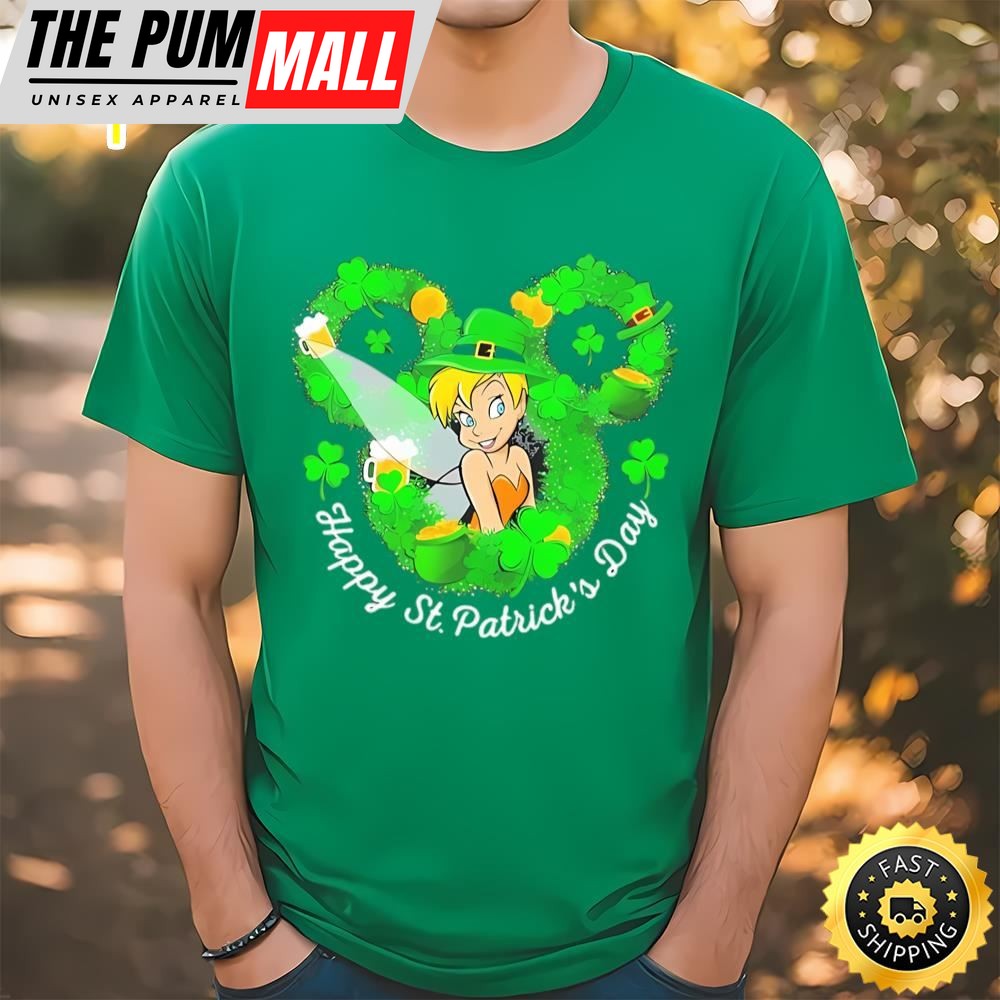 Official Tinker Bell Tinkerbell Happy St. Patricks Day T-Shirt