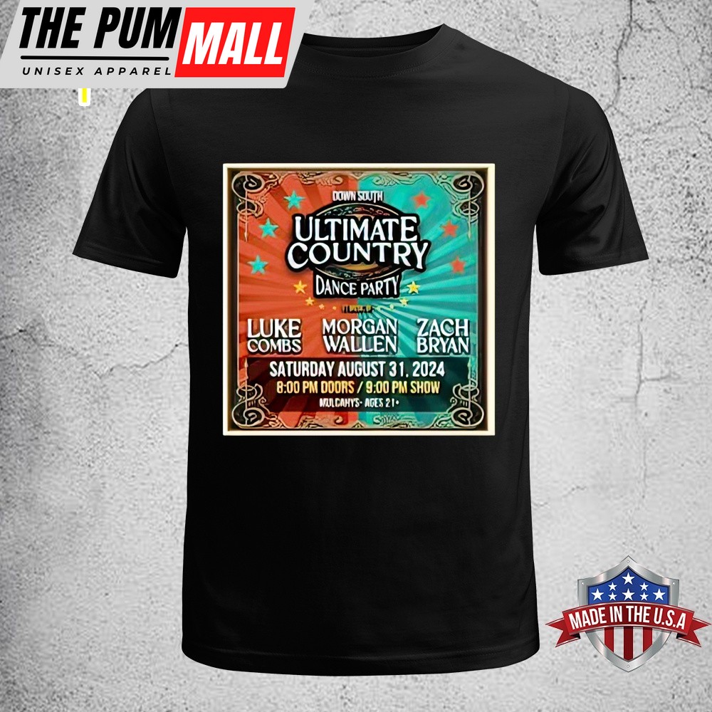 Official Ultimate Country Dance Party, Mulcahys Long Island, Wantagh, 31 August 2025 Unisex T-Shirt