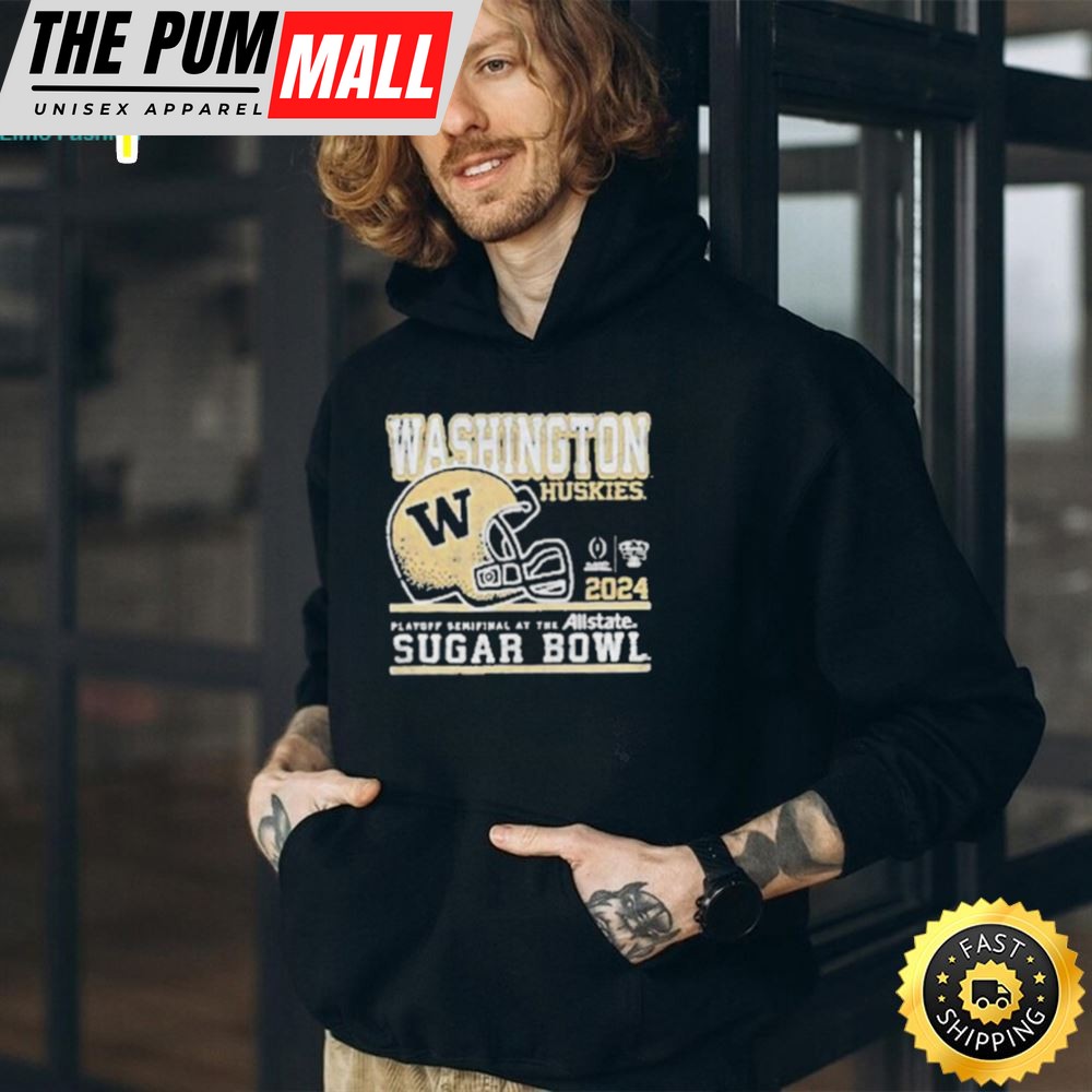 Official Washington Huskies Sugar Bowl 2025 Cfp Semi Football Retro T Shirt