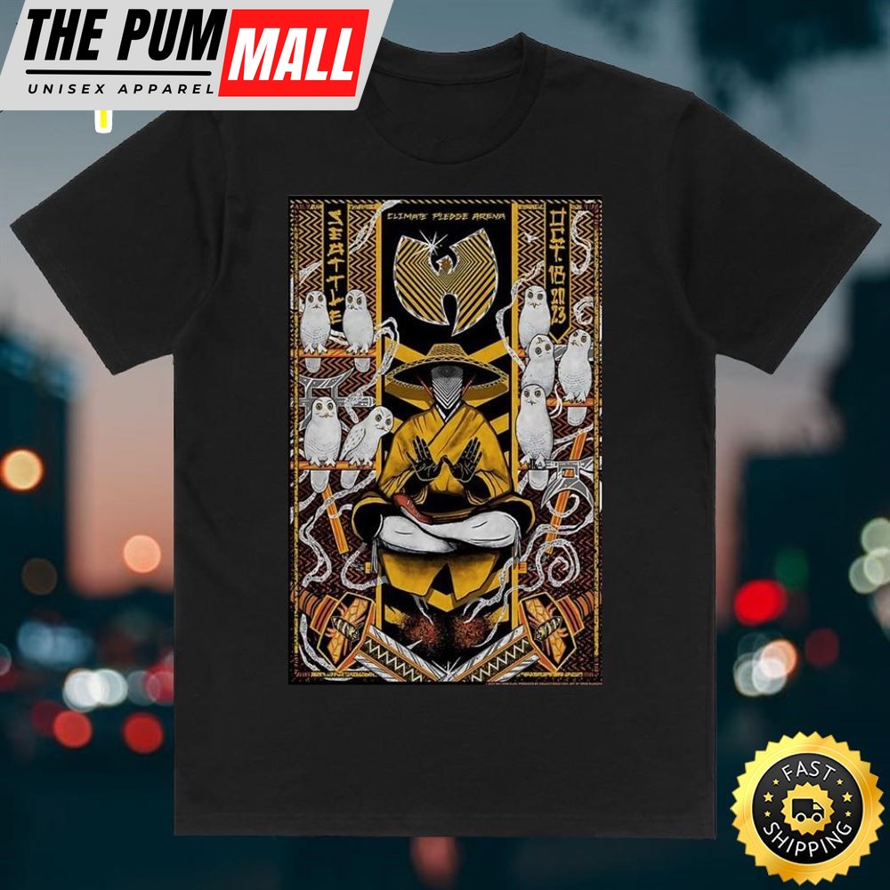 Official Wu Tang Clan October 18th 2025 Seattle Wa Poster Shirt
