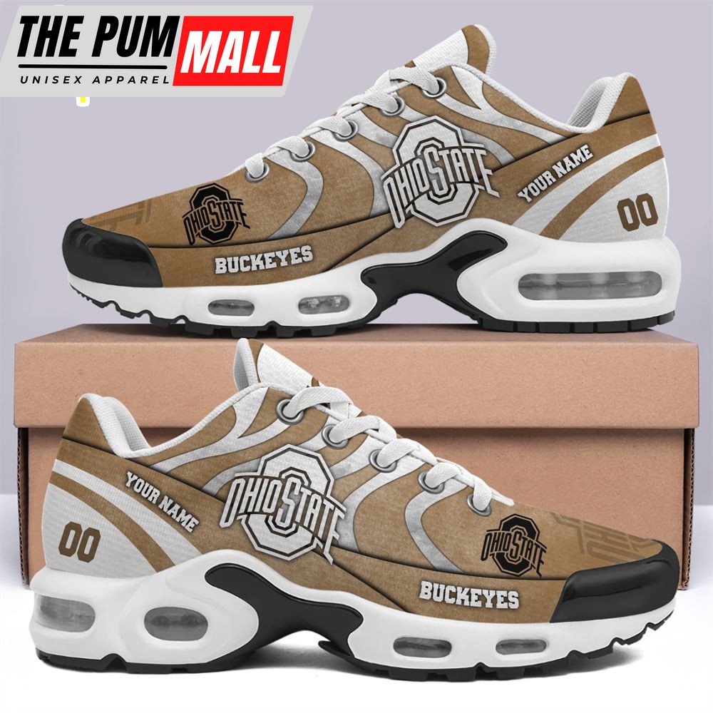 Ohio State Buckeyes TN Shoes Custom Your Name And Number Max Plus Shoes