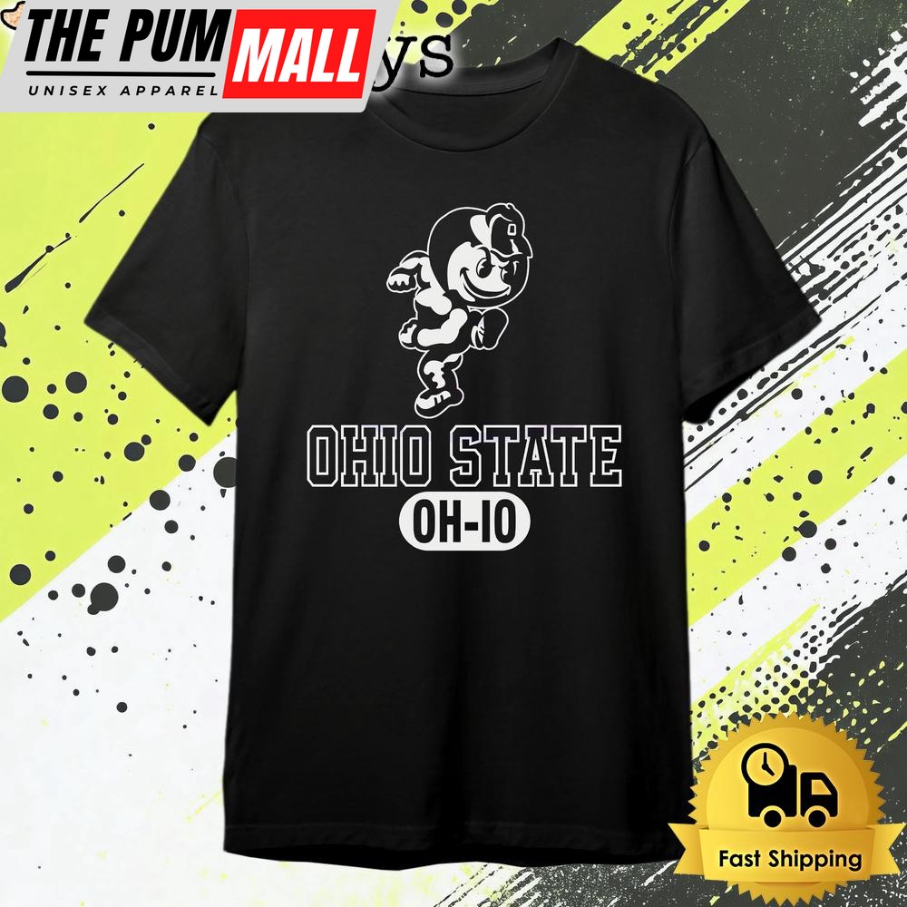 Ohio State Oh Io Logo Mascot T Shirt