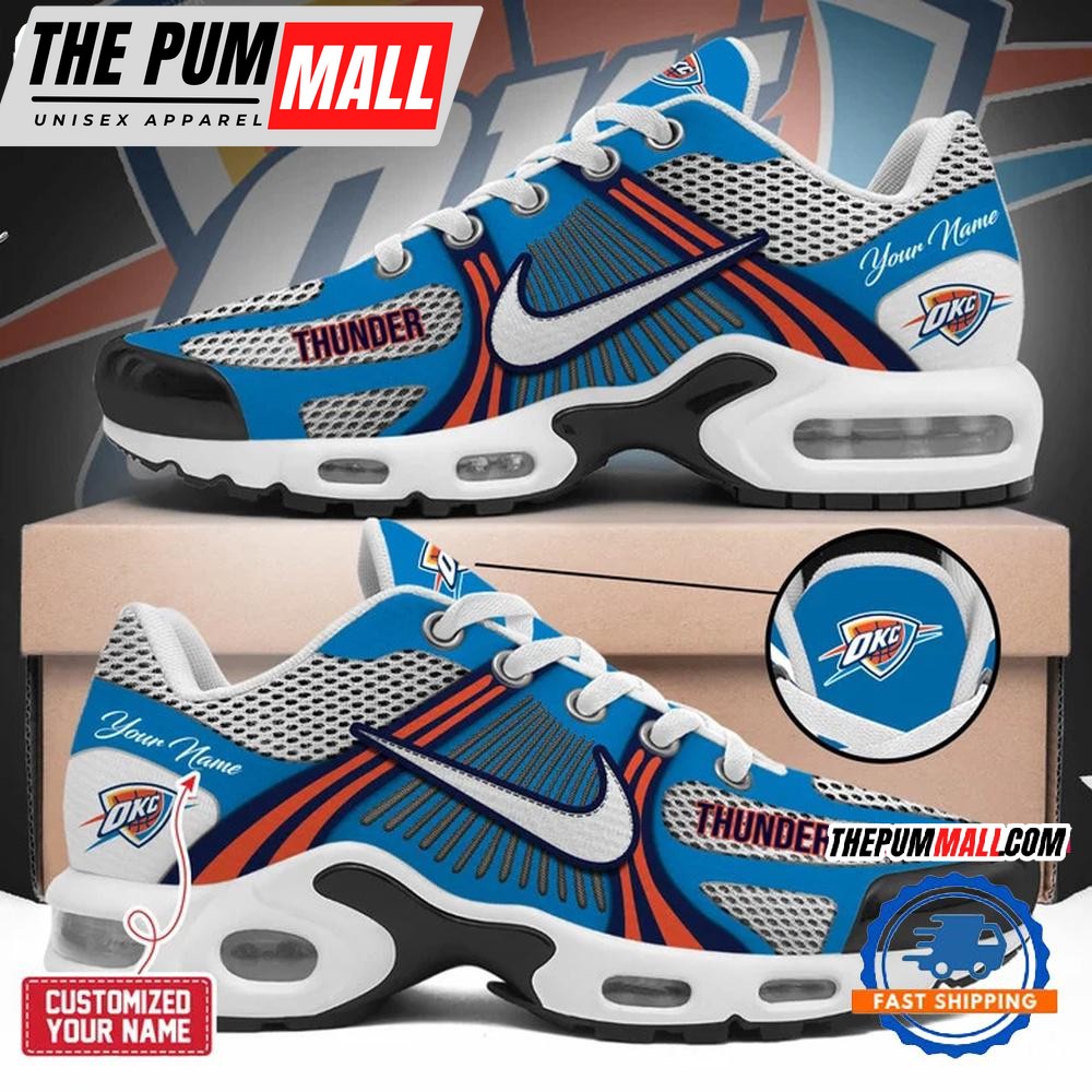 Oklahoma City Thunder 2025 Western Conference Champions Air Max Plus Shoes