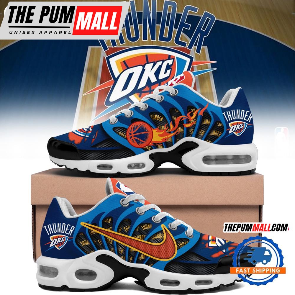 Oklahoma City Thunder NBA 2024 Limited Edition Air Max Plus Shoes Sneaker