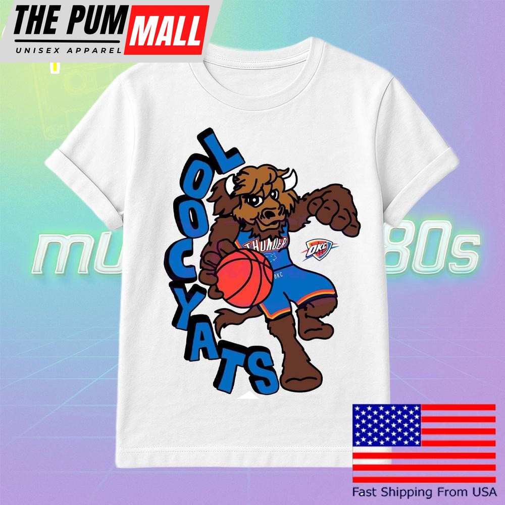 Oklahoma City Thunder Staycool Mascot Basketball T Shirt