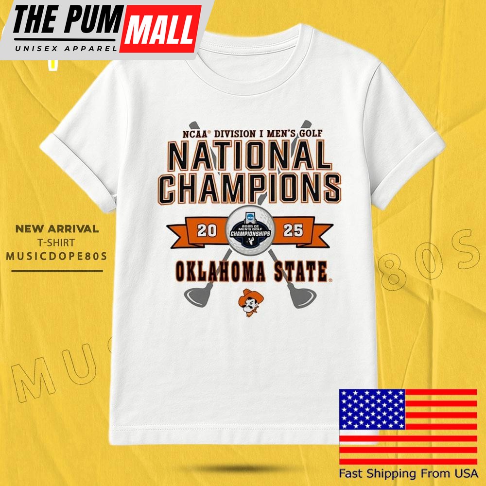 Oklahoma State Cowboys 2025 NCAA Men’s Golf National Champions T Shirt