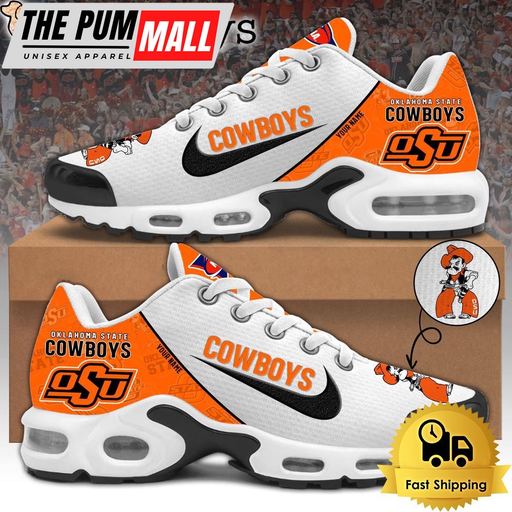 Oklahoma State Cowboys Football Mascot Symbol Custom Air Max Plus Shoes