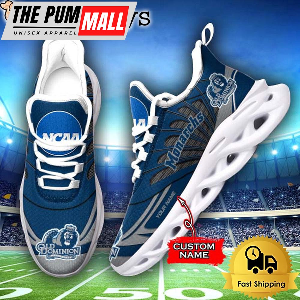 Old Dominion Monarchs NCAA Custom Max Soul Shoes Sneakers