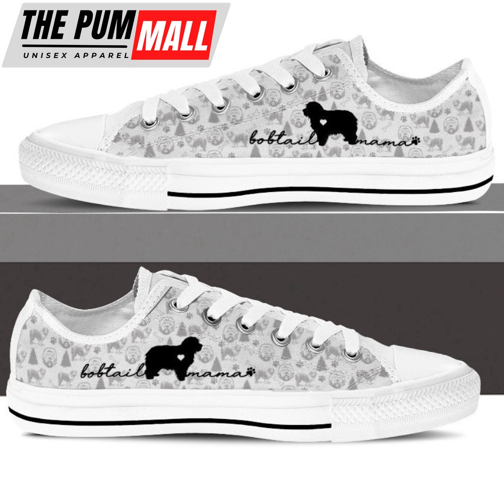 old-english-sheepdog-low-top-shoes-sneaker-bk1mqz98 Old English Sheepdog Low Top Shoes Sneaker