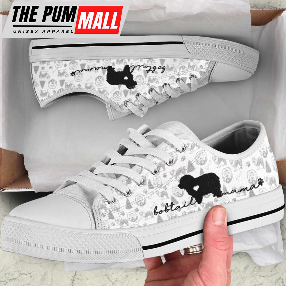 Old English Sheepdog Low Top Shoes Sneaker