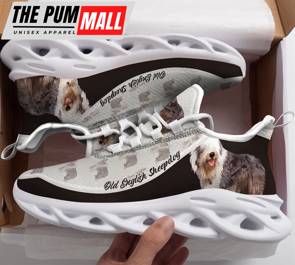 Old English Sheepdog Max Soul Shoes, Gift For Dog Lover