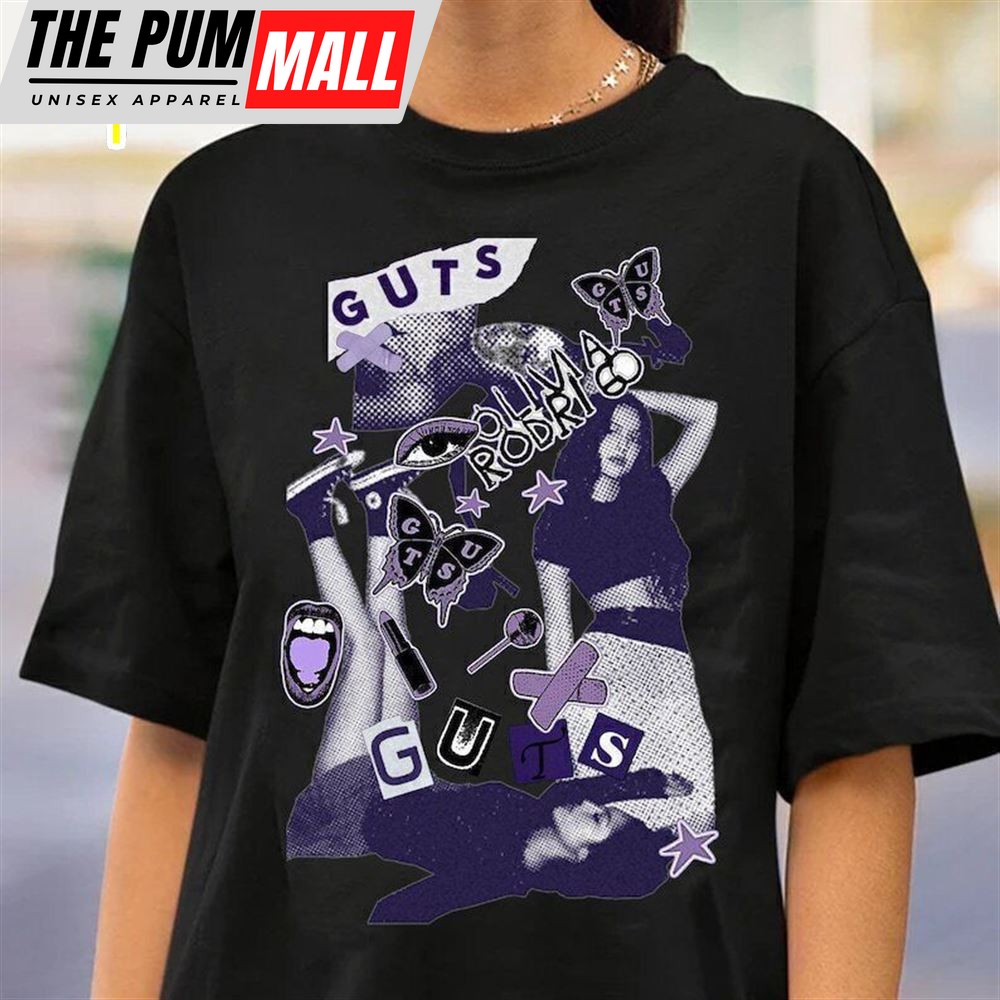 Olivia Rodrigo Guts Album World Tour 2025 T-Shirt Funny Vintage Gift For Men