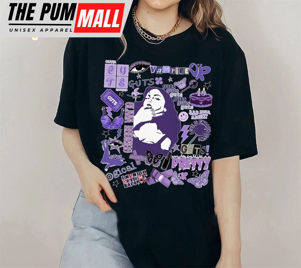 Olivia Rodrigo Guts T-Shirt Sweatshirt, Guts Tour 2025 Shirt