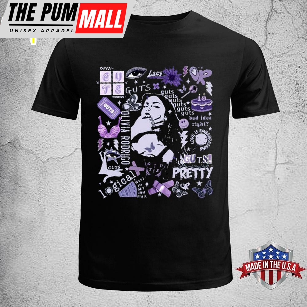 Olivia Rodrigo Guts Tour 2024 Unisex T-Shirt