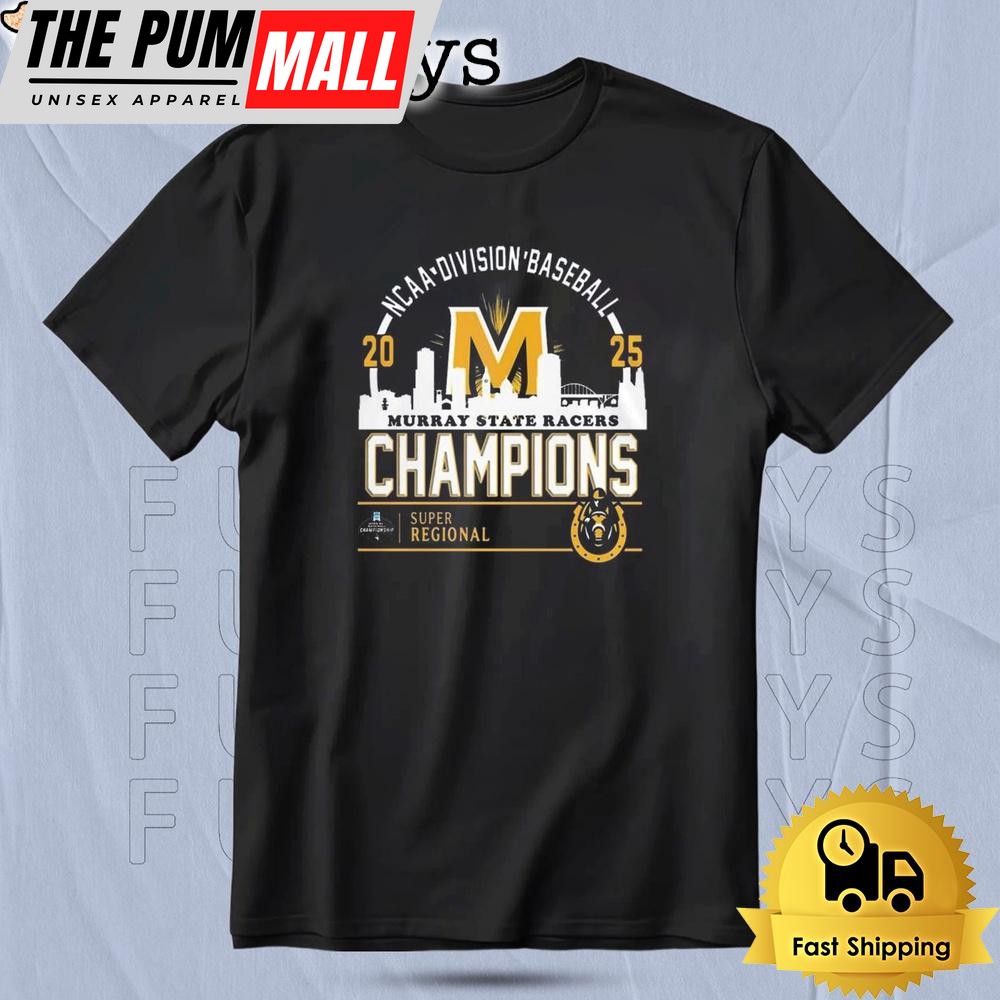 Omaha Murray State Baseball 2025 Super Regional Champions Skyline T Shirt