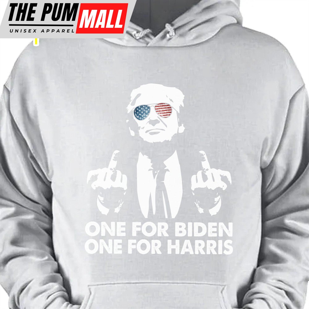 One for Biden One for Harris Anti Biden Shirt Republican Shirt Trump Supporters Shirt Dark
